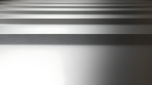 Metal surfaces from rough to mirror polish, reflecting soft light gradient.