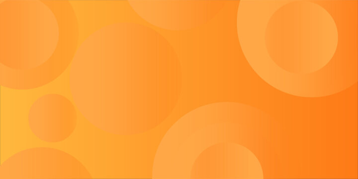 Abstract Orange Gradient Circle Pattern Background