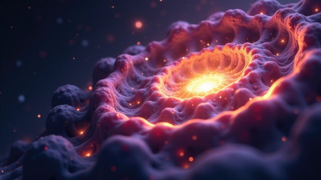 Close-up view of an unusual-looking object