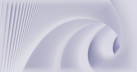 Fototapeta premium Futuristic architecture rotating spiral structure 3d render