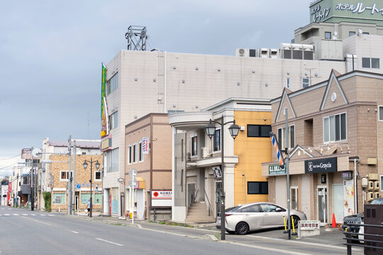 日本最北のアメリカタウン・青森県 三沢市の街並み