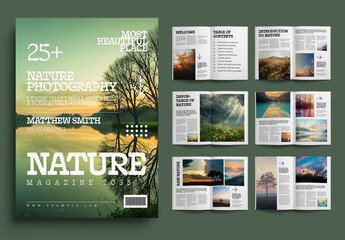 Nature Magazine Template