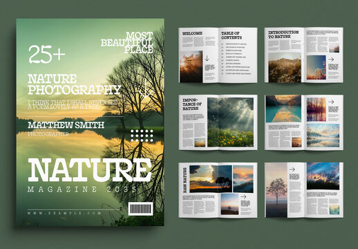 Nature Magazine Template