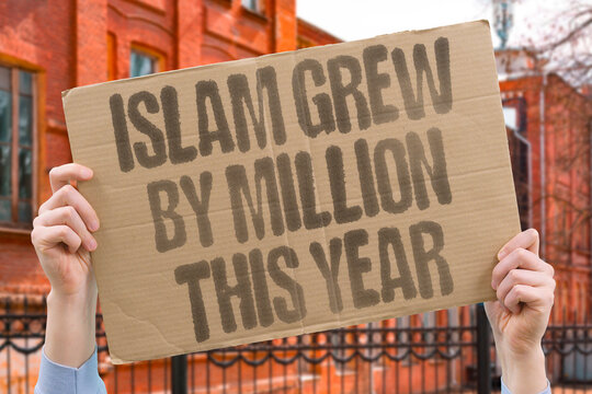 "Islam Grew By Million This Year" Annual documented global Islamic population growth consistently exceeds one million new adherents every calendar year. ISLAM. SPREAD. GLOBAL. FAITH. REAL.