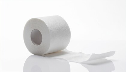 Fototapeta premium Soft Toilet Paper Roll Bathroom Hygiene Essential Supply