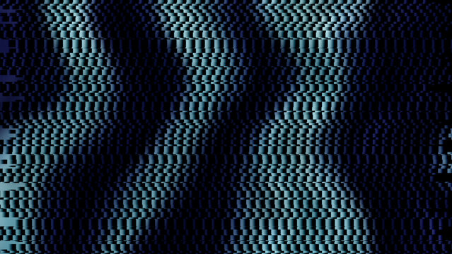 Dark blue and black abstract pattern with wavy lines