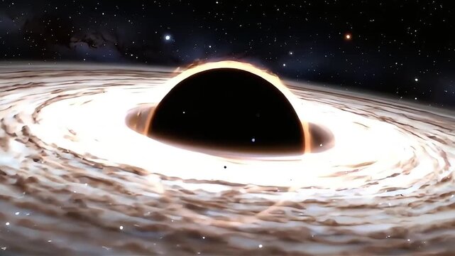 Black hole in space