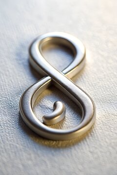 Close-up of a Golden Paragraph Symbol 