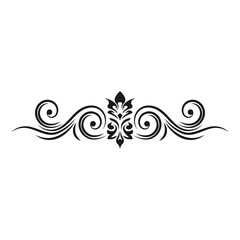 Fototapeta premium Vintage Decorative Border Icon Design
