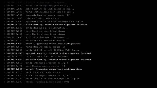 Black and white coding programming background.