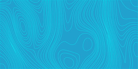 abstract blue topographic line background with wavy contour map pattern for graphic design. fluid, organic topographic contour lines. minimalist vector-style illustration, geographic map © Creative Lis