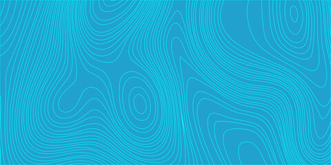 abstract blue topographic line background with wavy contour map pattern for graphic design. fluid, organic topographic contour lines. minimalist vector-style illustration, geographic map © Creative Lis