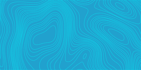 abstract blue topographic line background with wavy contour map pattern for graphic design. fluid, organic topographic contour lines. minimalist vector-style illustration, geographic map © Creative Lis