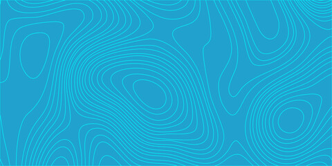 abstract blue topographic line background with wavy contour map pattern for graphic design. fluid, organic topographic contour lines. minimalist vector-style illustration, geographic map © Creative Lis