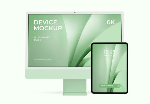 Desktop Mockup Template