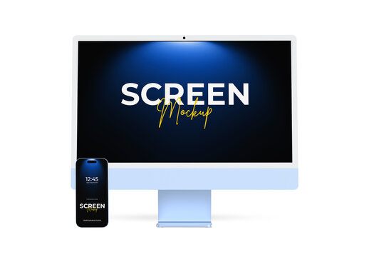 Desktop Display Mockup