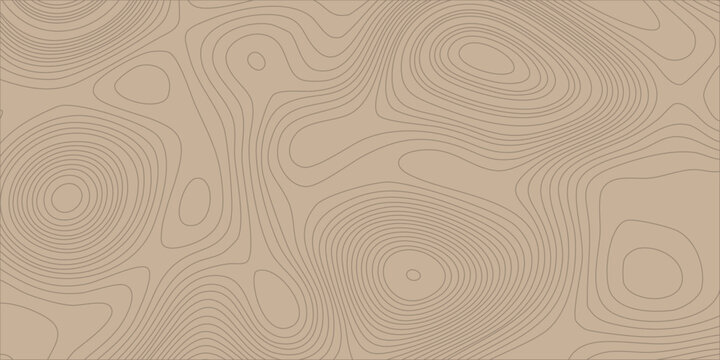 brown topographic map background with contour lines, abstract geographic terrain line pattern. geographic terrain and elevation maps, perfect for outdoor brands, hiking map, geological research layout