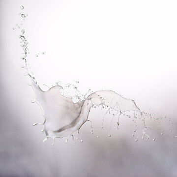 Abstract liquid splash