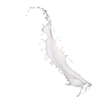 White abstract liquid splash