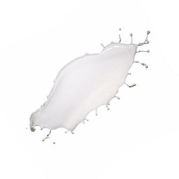 White abstract liquid splash