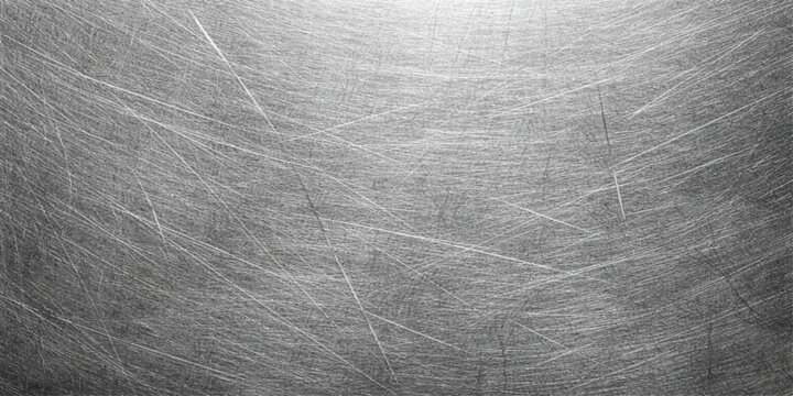 A dark gray brushed metal texture background with a scratched vintage grunge pattern on a weathered old black surface material