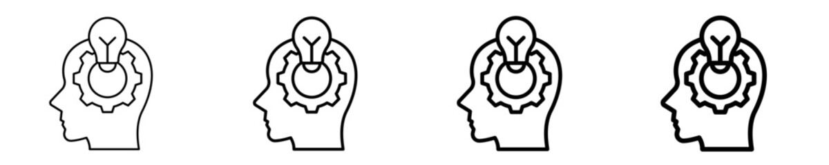 Innovation Gear  Icon Set Different Style Collection © IconicStitch