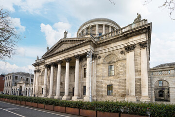 Obraz premium Four Courts, the courthouse in Dublin, Ireland