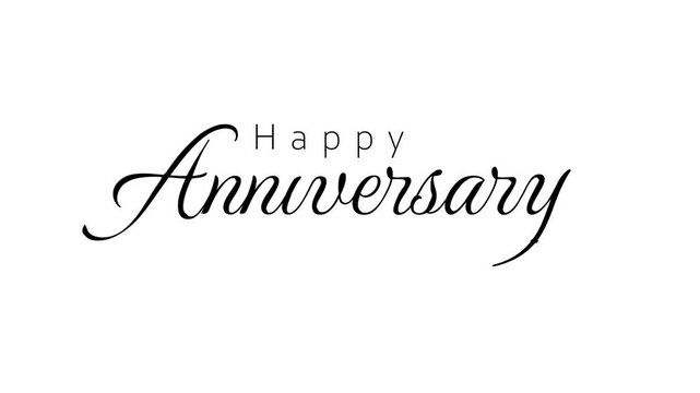 Gold Wedding Anniversary Typography Background with Elegant Celebration Text 4K