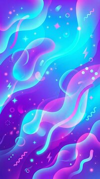 Trendy Vertical TikTok Background Template for Short Form Video Content 2026