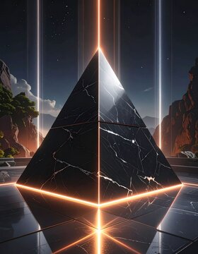 Abstract pyramid
