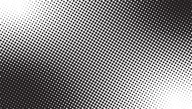 Halftone dotted pattern on white background. vector pop art comic style texture for design elements and overlays.