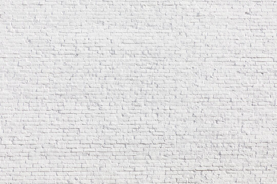 old  brick wall painted in white