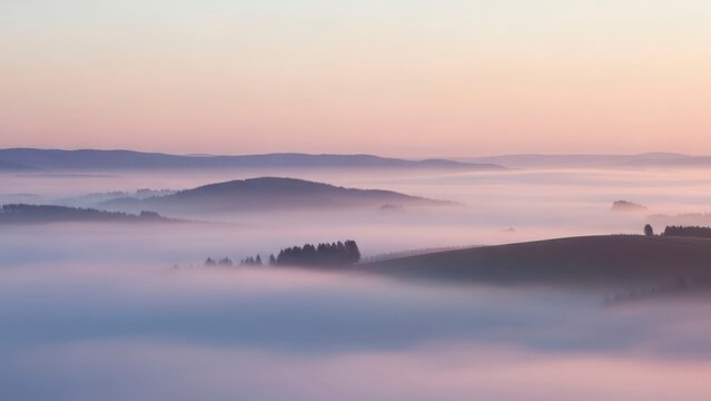 Hills fog
