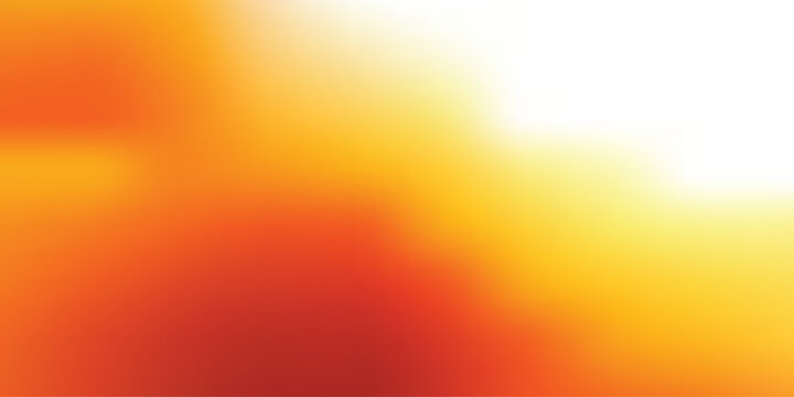 Vibrant abstract background featuring a smooth gradient of warm yellow orange and red tones