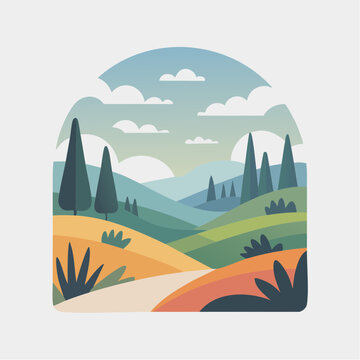 Clean dashboard UI template with charts and data visualization in vector style.