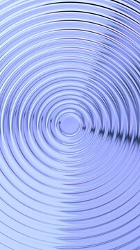 Background with reeded glass effect, vertical 4k seamless loop 3d animation