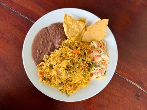 Costa Rica typische Mahlzeit