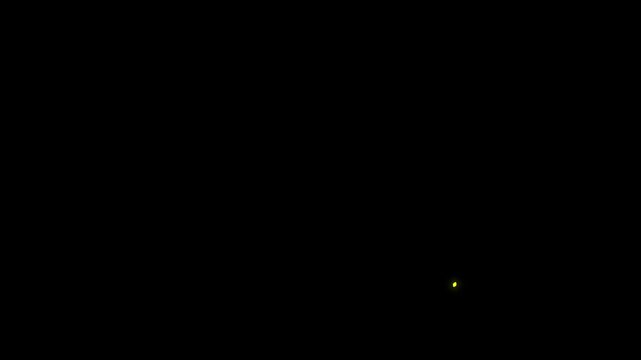 Intense yollow color sword slash motion with bright energy trails and impact sparks, anime combat animation overlay on black background for cinematic visuals
