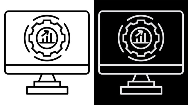 Software White Icon Set Design