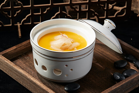 Braised Fish Maw with Abalone Sauce