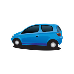 Fototapeta premium blue car.eps