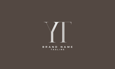 YT, TY, Abstract initial monogram letter alphabet logo design © swabilogos@gmail.com
