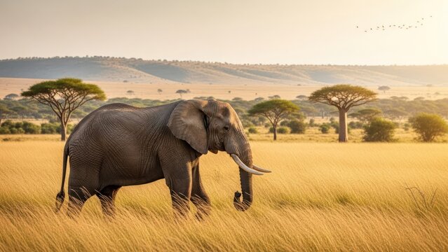 Elephant landscape