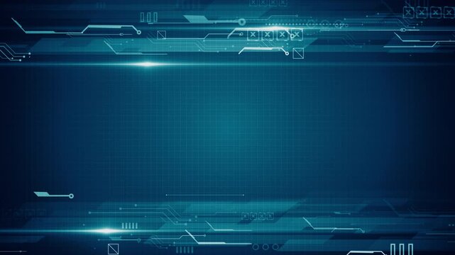 blue light technology background presentation elements