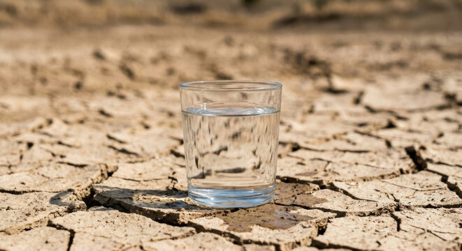Water scarcity climate adaptation drought glass Drinking water glass cracked soil water scarcity climate adaptation
