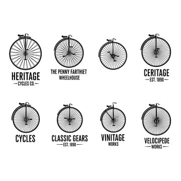 Vintage Bicycle Logos and Brand Names Collection