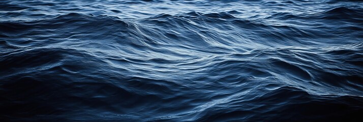 Obraz premium Calm Wavy Liquid Background with Soft Ocean Ripples and Deep Blue Tones, Perfect for Relaxation