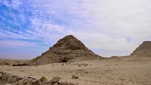 The Pyramid of Djoser, or Step Pyramid is an archaeological remain in the Saqqara necropolis, Egypt, northwest of the city of Memphis.