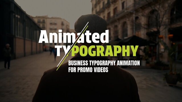 Business Typography Animation for Promo Videos