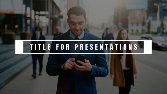 Modern Corporate Titles for Presentations